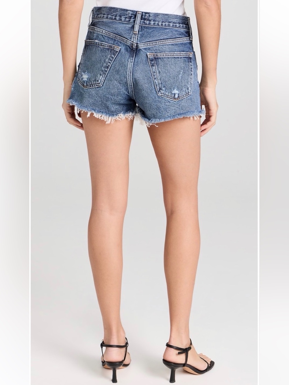 Agolde Parker Vintage Cut Off Shorts - Picture 2 of 6